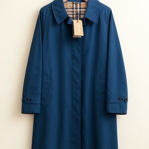 Burberry Deep Blue Trench Coat